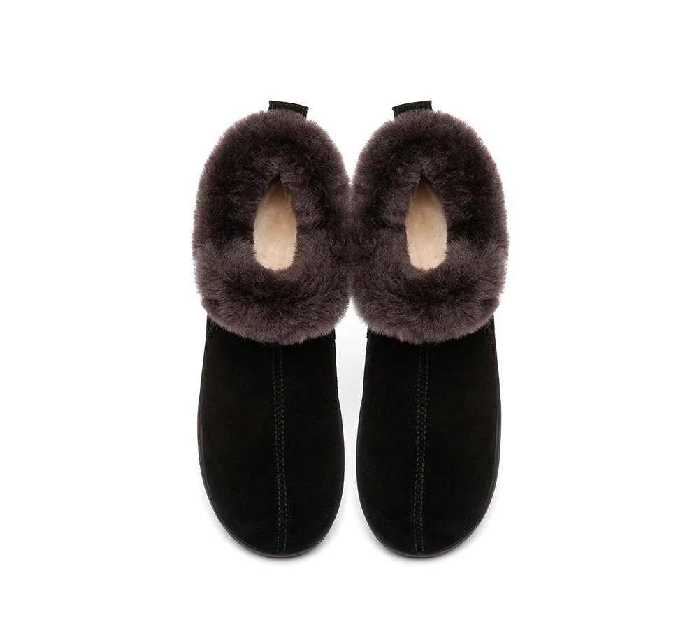 UGG Slippers Unisex Sheepskin Wool Ankle Booties Loafers Daley - Image 13
