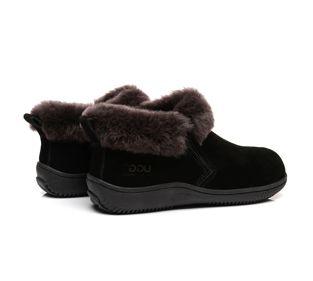 UGG Slippers Unisex Sheepskin Wool Ankle Booties Loafers Daley - Image 14