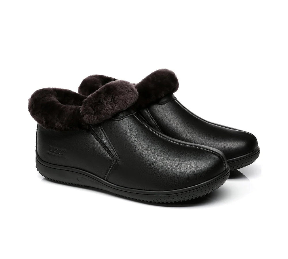 UGG Slippers Unisex Sheepskin Wool Ankle Booties Loafers Daley - Image 15