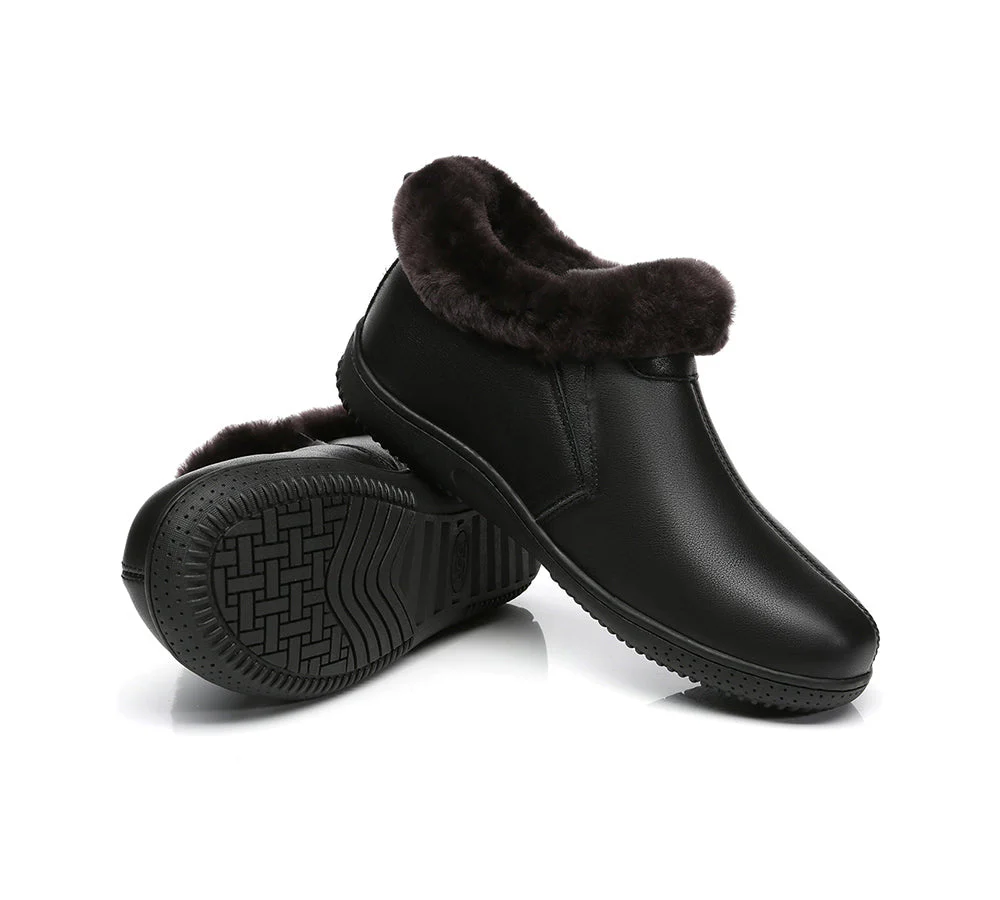 UGG Slippers Unisex Sheepskin Wool Ankle Booties Loafers Daley - Image 16