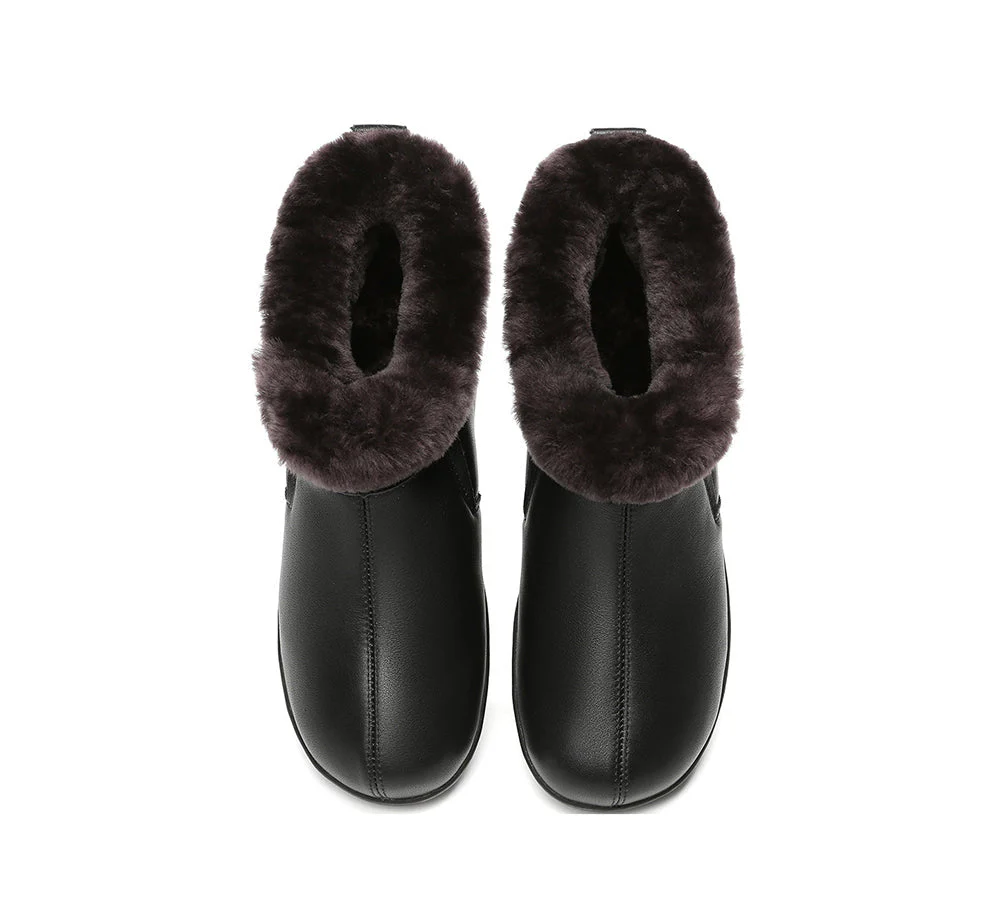 UGG Slippers Unisex Sheepskin Wool Ankle Booties Loafers Daley - Image 17