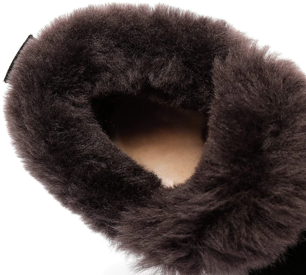 UGG Slippers Unisex Sheepskin Wool Ankle Booties Loafers Daley - Image 18