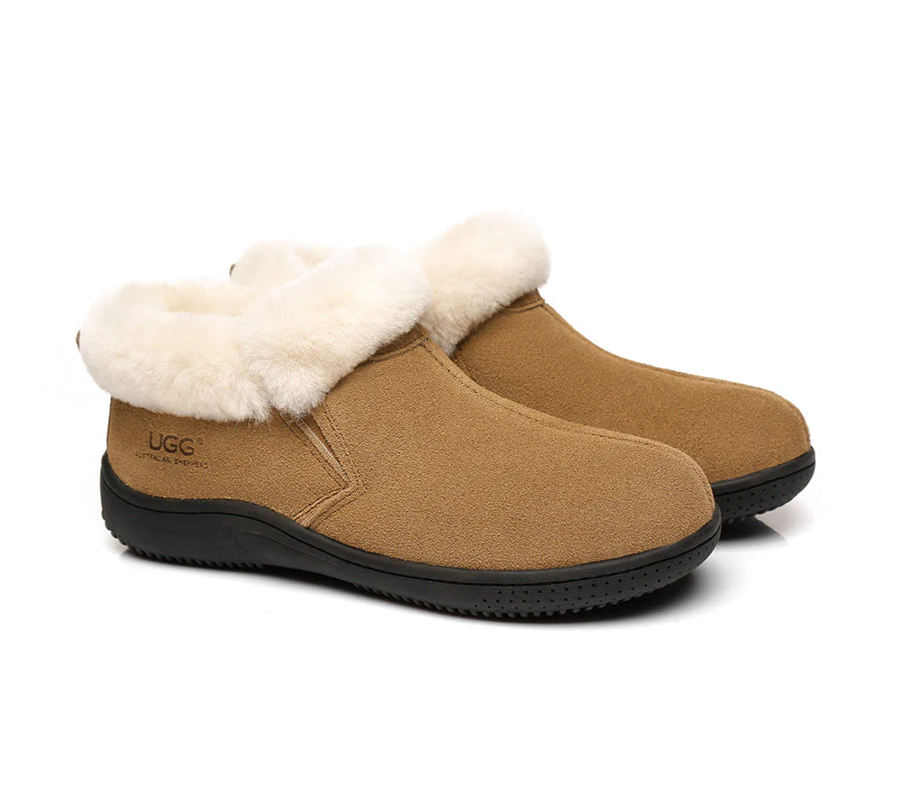 UGG Slippers Unisex Sheepskin Wool Ankle Booties Loafers Daley - Image 3