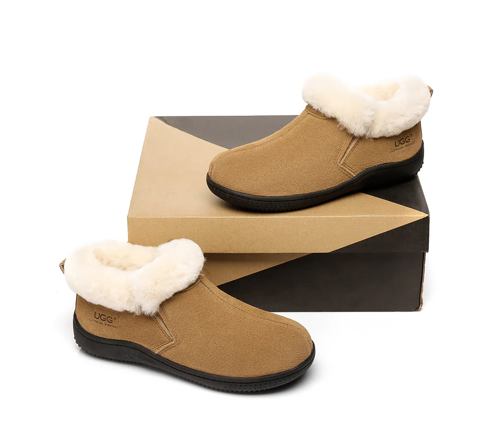 UGG Slippers Unisex Sheepskin Wool Ankle Booties Loafers Daley - Image 5