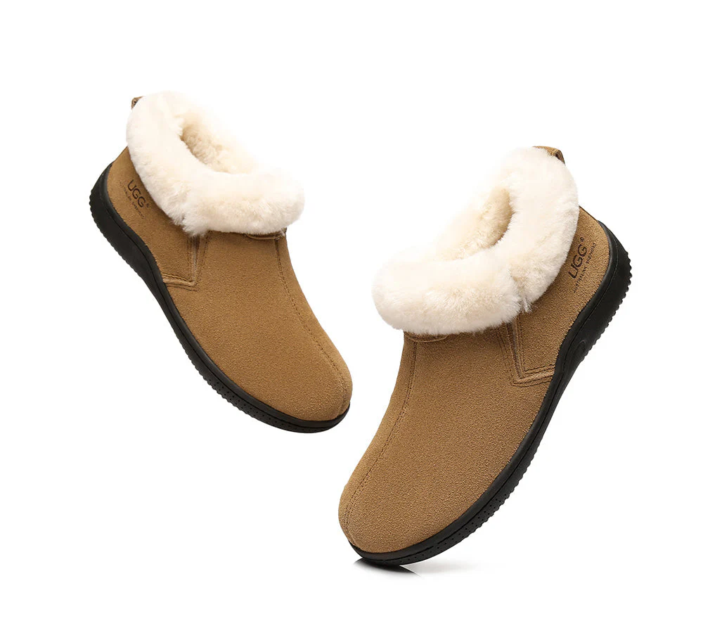UGG Slippers Unisex Sheepskin Wool Ankle Booties Loafers Daley - Image 6