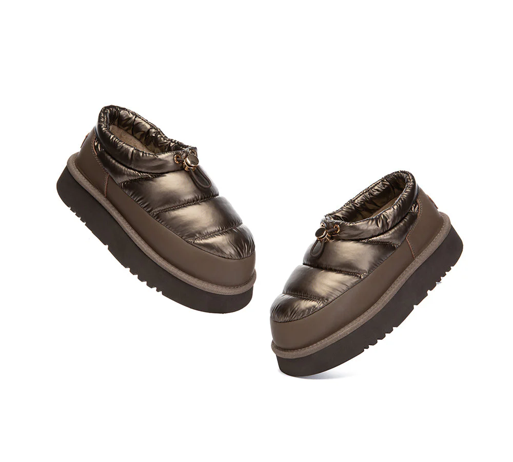 UGG Slippers Women Drawstring Platform Cavelle - Image 4