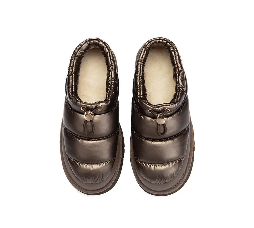 UGG Slippers Women Drawstring Platform Cavelle - Image 5