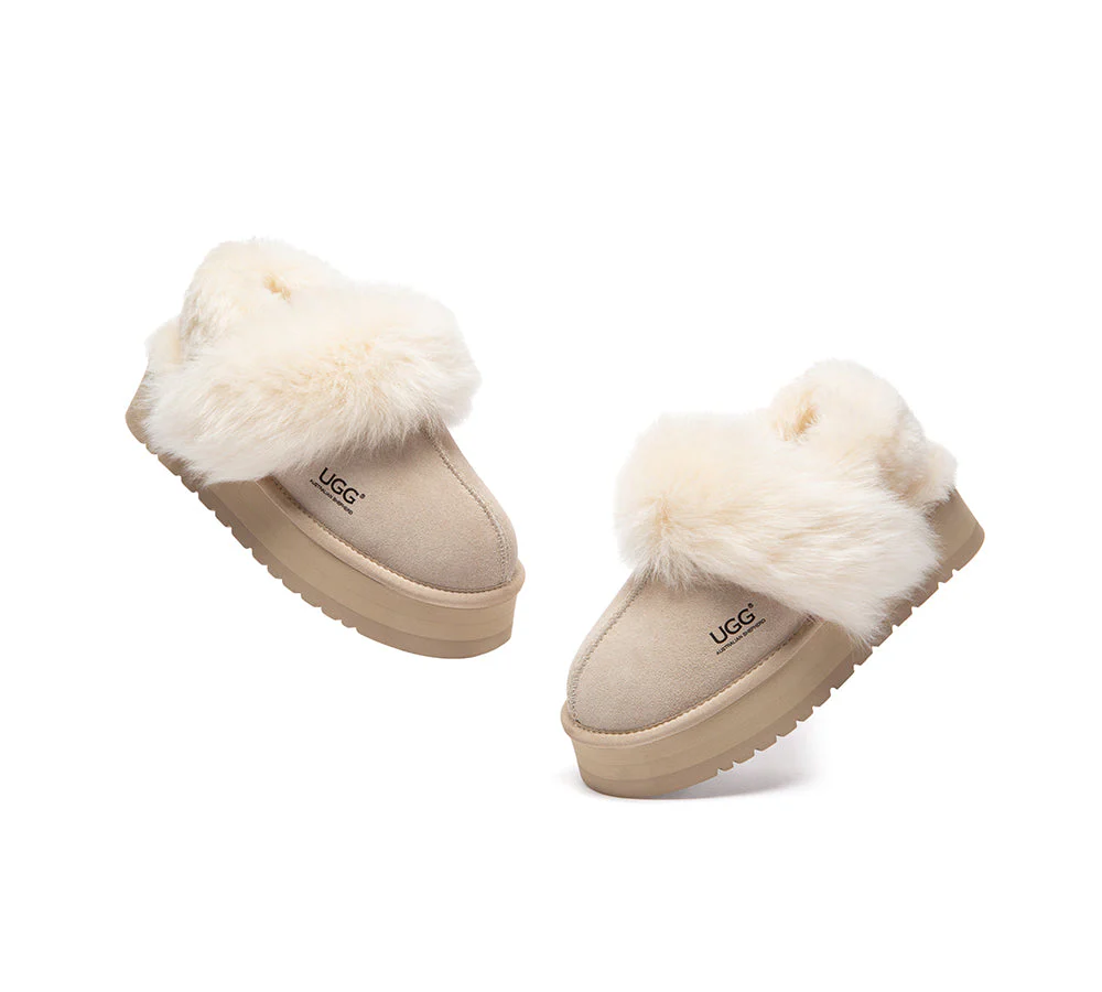 UGG Slippers Women Removable Strap Platform Nordell - Image 12