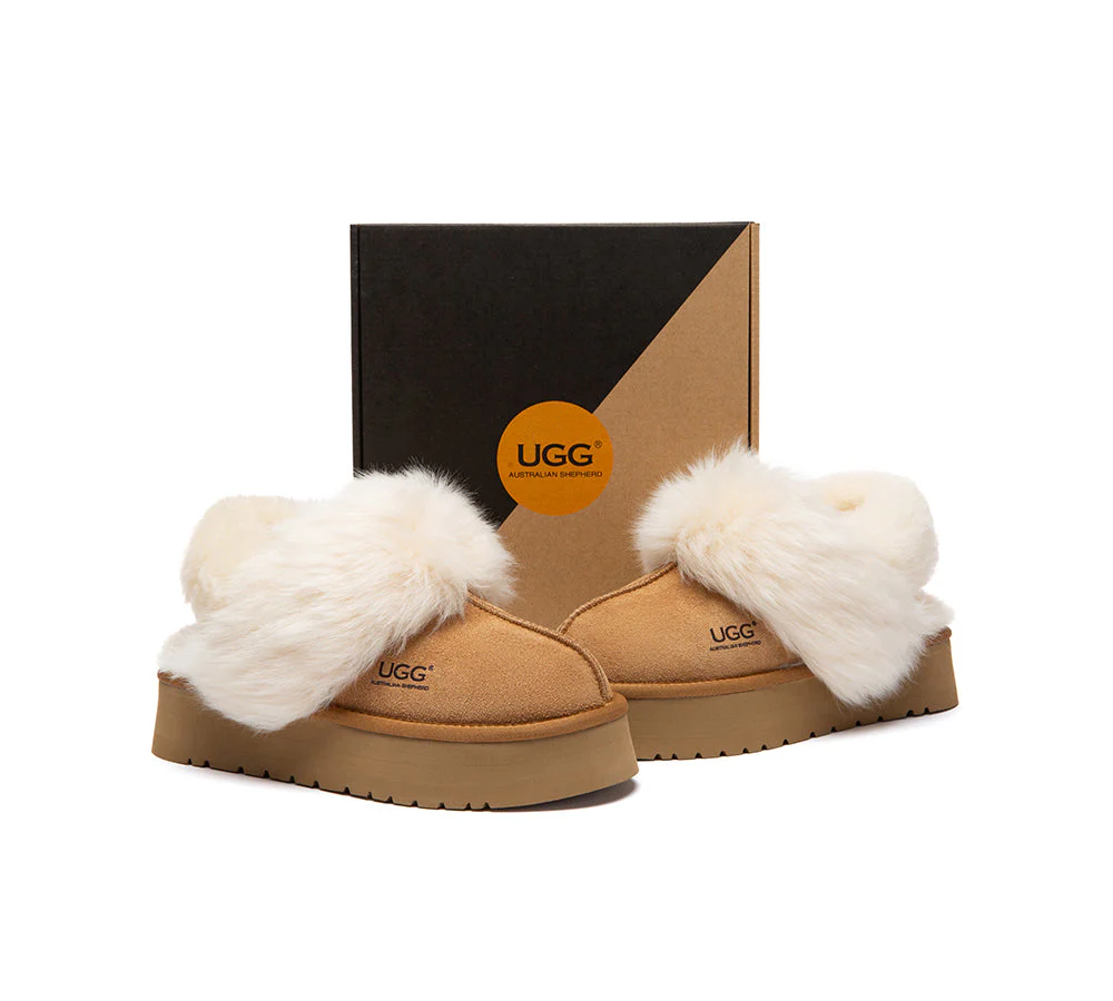 UGG Slippers Women Removable Strap Platform Nordell - Image 4