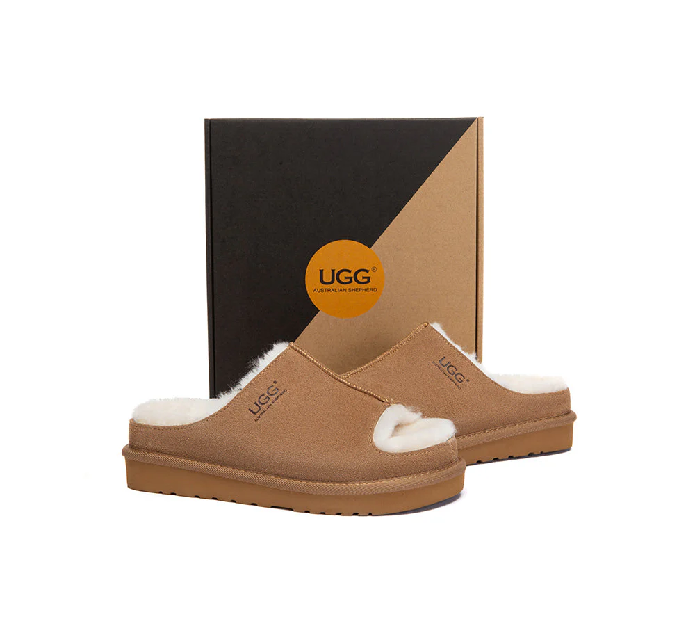 UGG Slippers Women Sheepskin Wool Platform Colven - Image 4