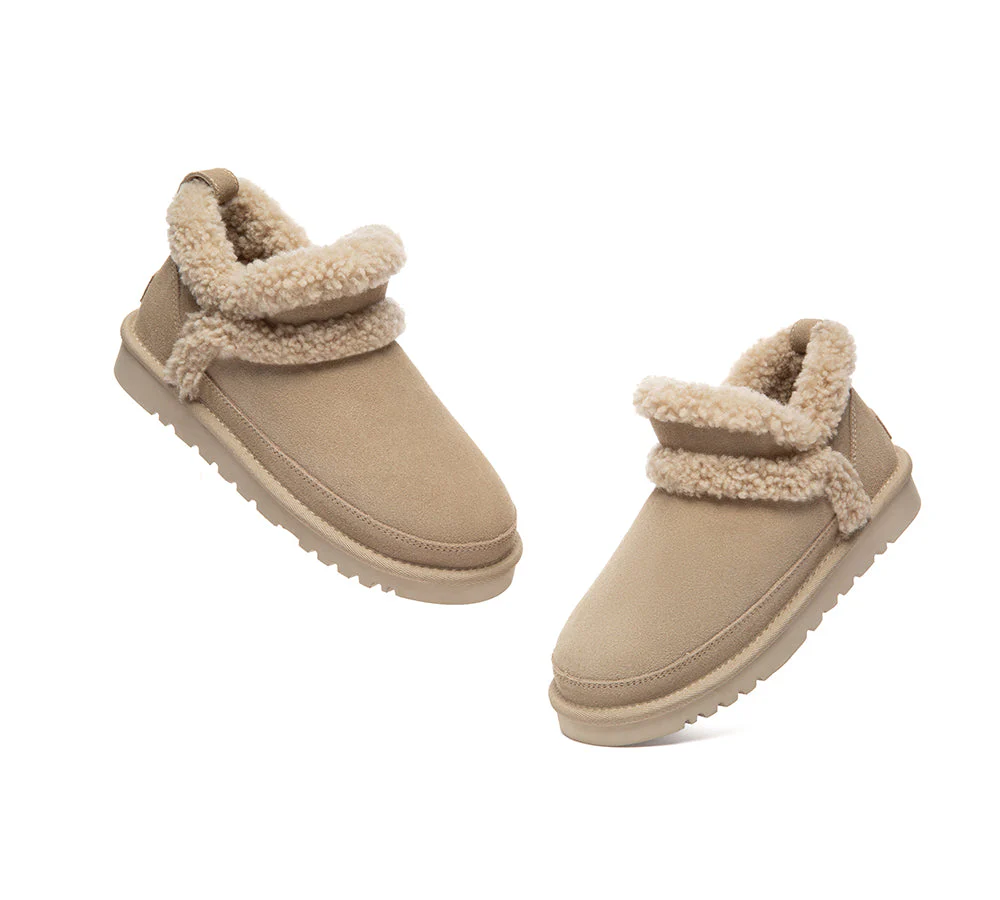 UGG Slippers Women Sheepskin Wool Shearling Ankle Arden - Image 11