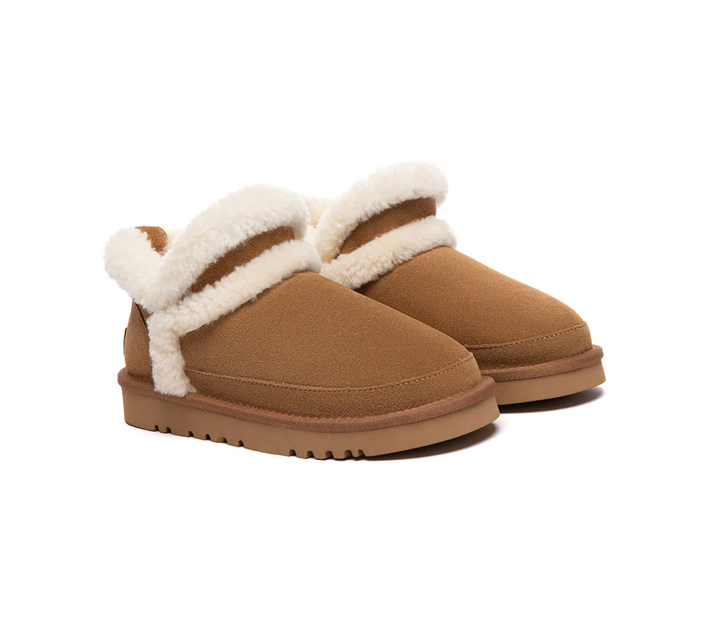 UGG Slippers Women Sheepskin Wool Shearling Ankle Arden - Image 2