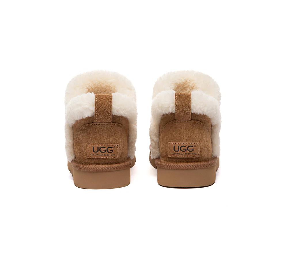 UGG Slippers Women Sheepskin Wool Shearling Ankle Arden - Image 7