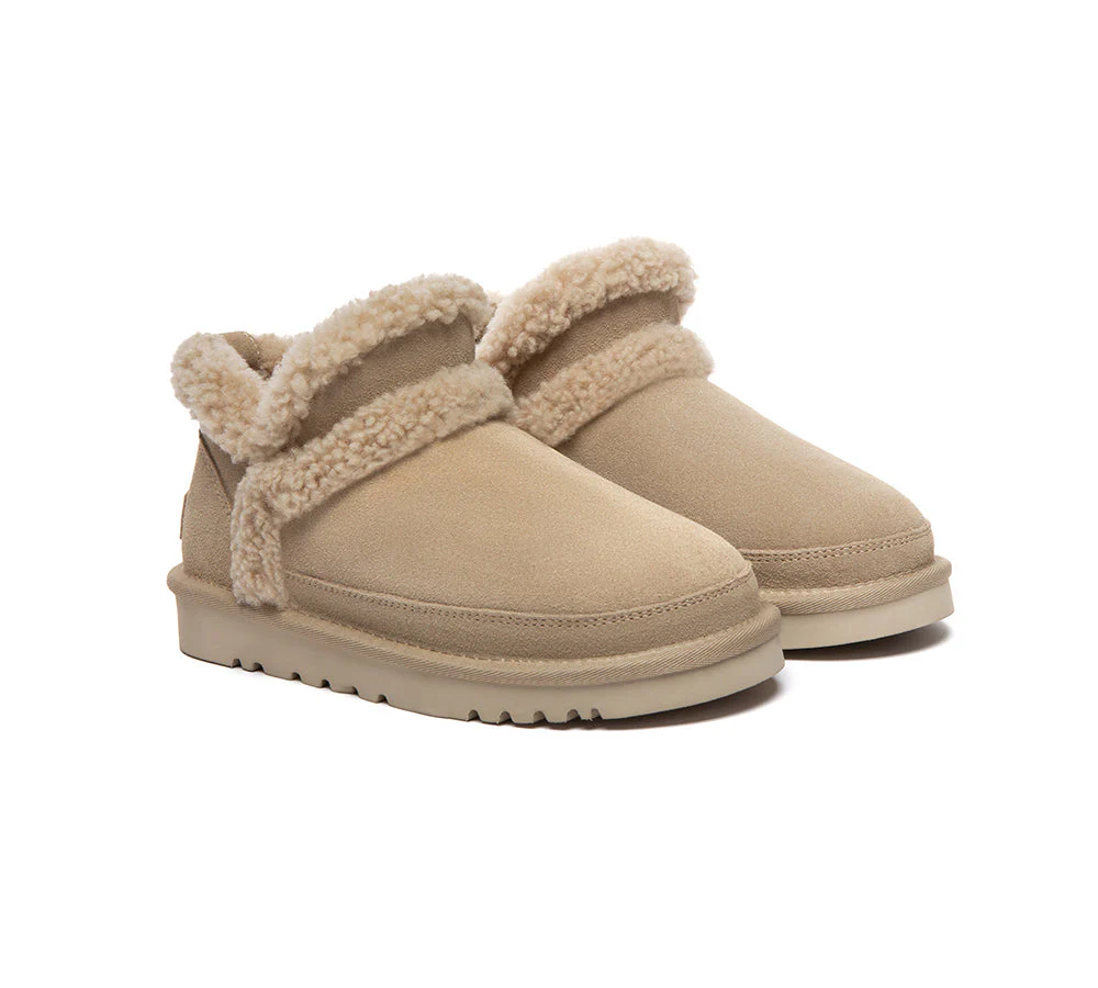 UGG Slippers Women Sheepskin Wool Shearling Ankle Arden - Image 8