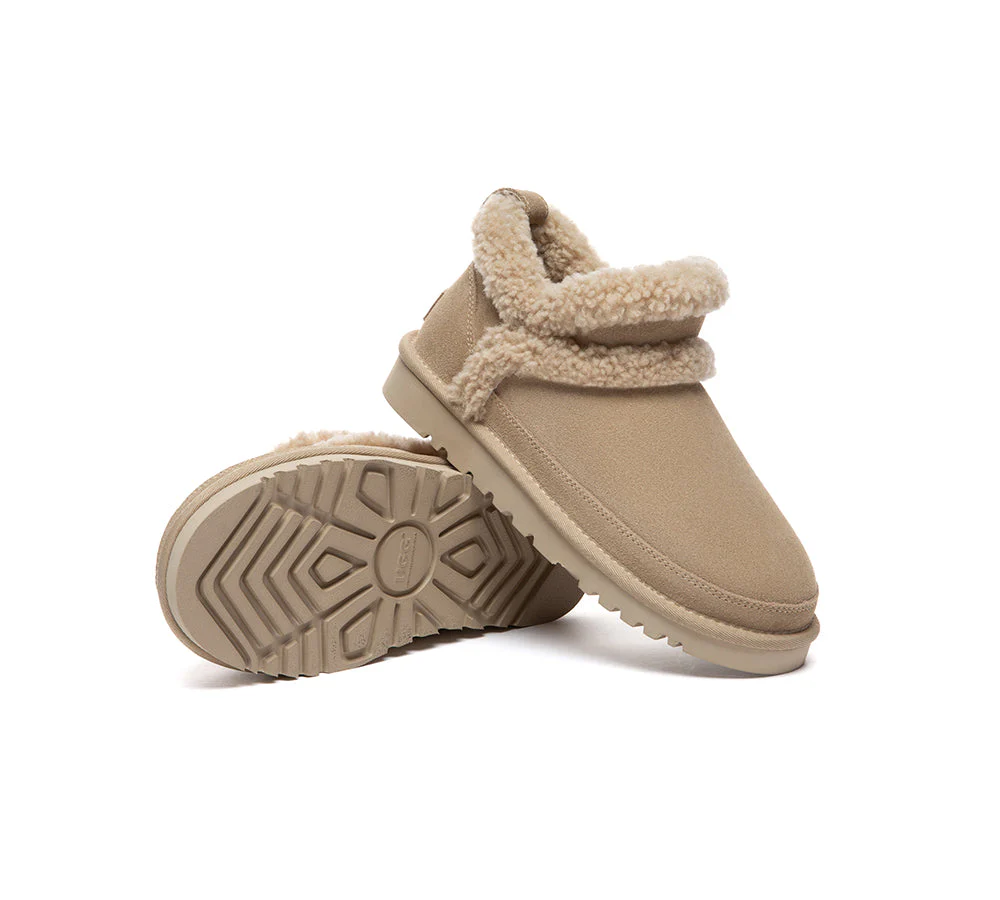 UGG Slippers Women Sheepskin Wool Shearling Ankle Arden - Image 9