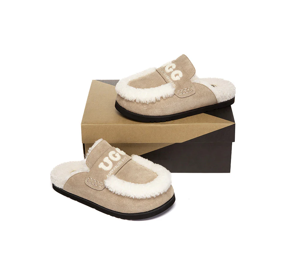 UGG Slippers Women Sheepskin Wool Shearling Lora - Image 11