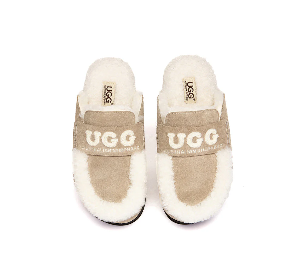 UGG Slippers Women Sheepskin Wool Shearling Lora - Image 13