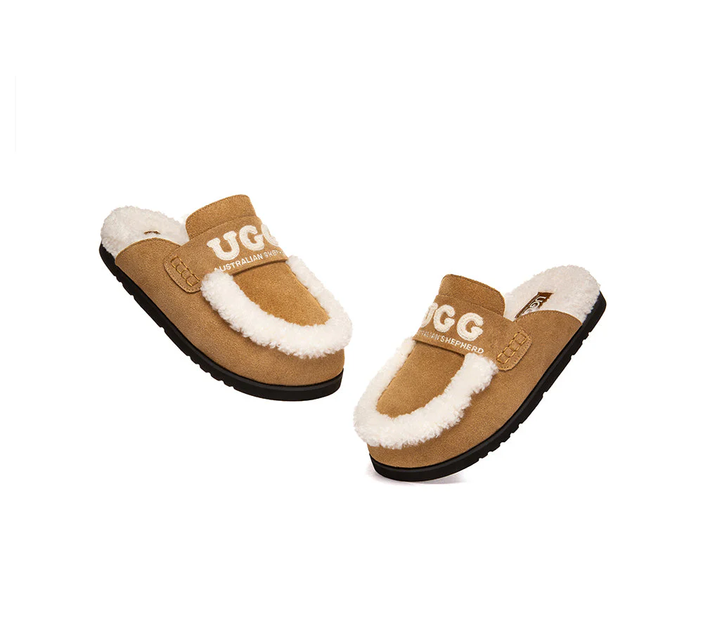 UGG Slippers Women Sheepskin Wool Shearling Lora - Image 6