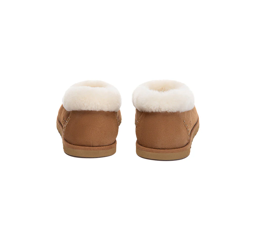 UGG Slippers Women Sheepskin Wool Trim Milea - Image 7
