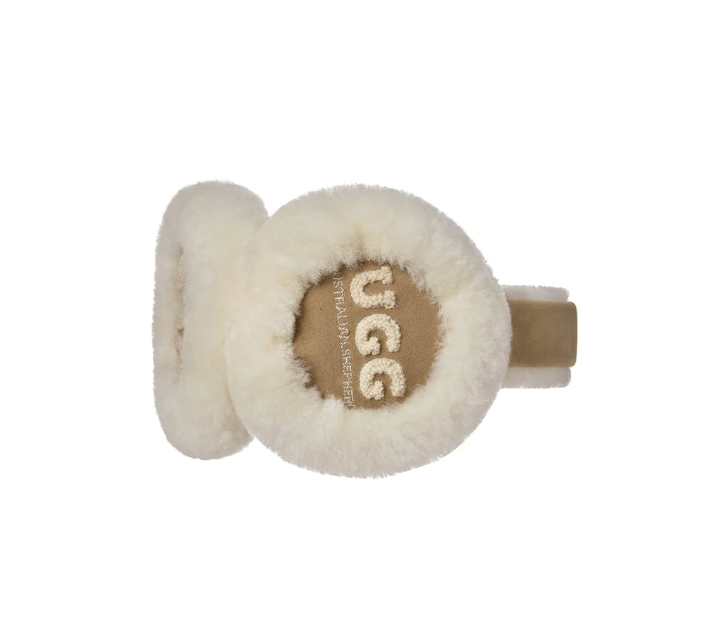 UGG Women Sheepskin Wool Cloud Earmuff - Image 11
