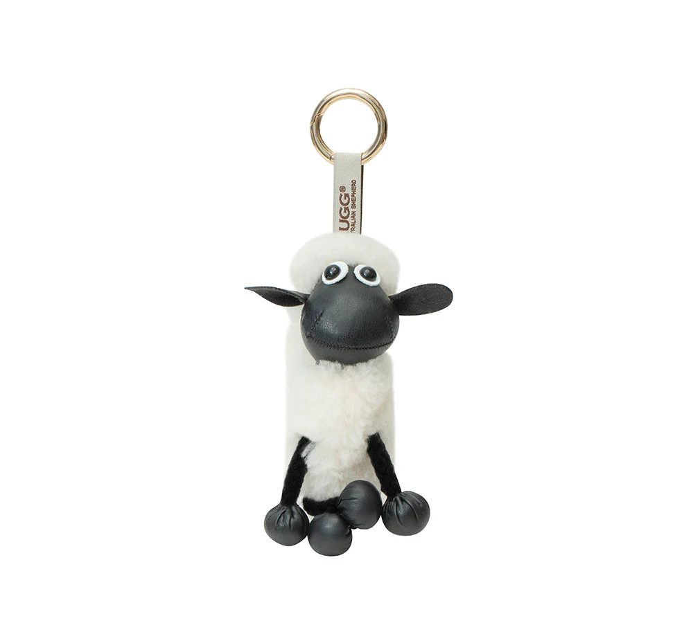 UGG Wool Sheep Plush Keychain Woola Purse - Image 5