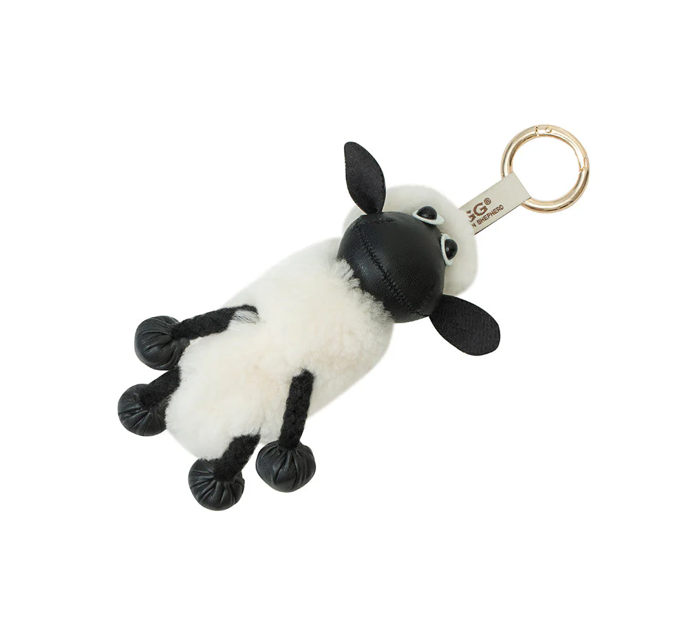UGG Wool Sheep Plush Keychain Woola Purse - Image 6