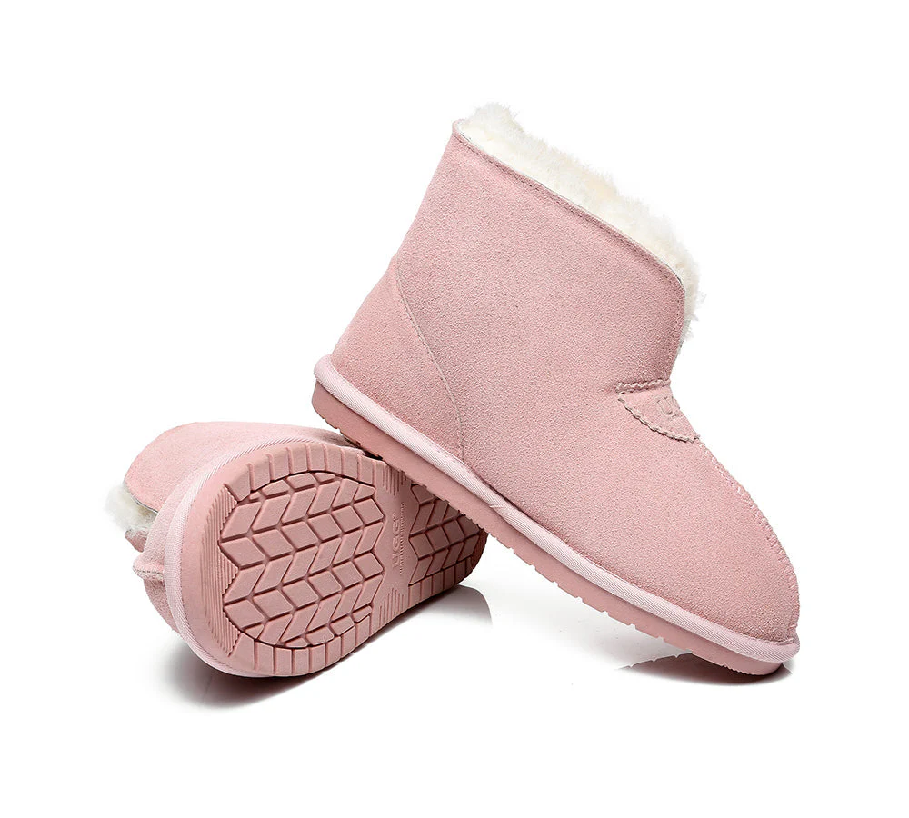 Unisex Ankle Boots Double Faced Sheepskin Wool Water-Resistant Slipper Parker - Image 28