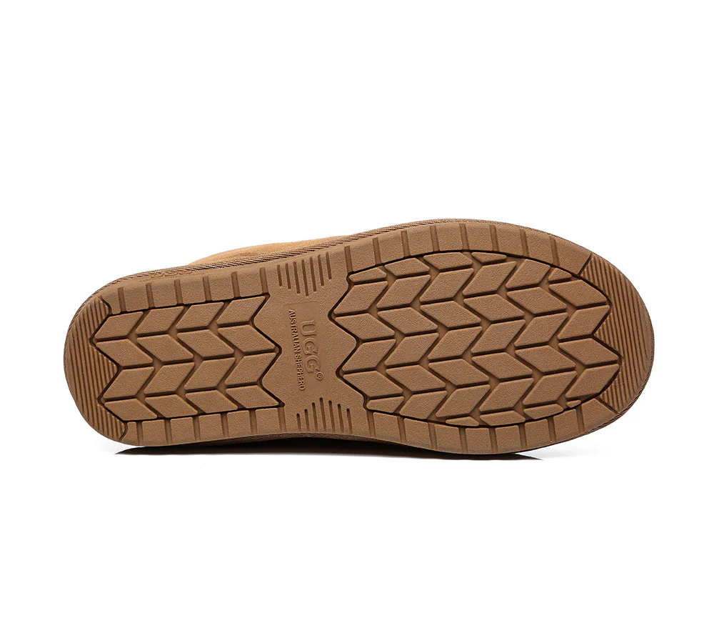 Unisex Ankle Boots Double Faced Sheepskin Wool Water-Resistant Slipper Parker - Image 8