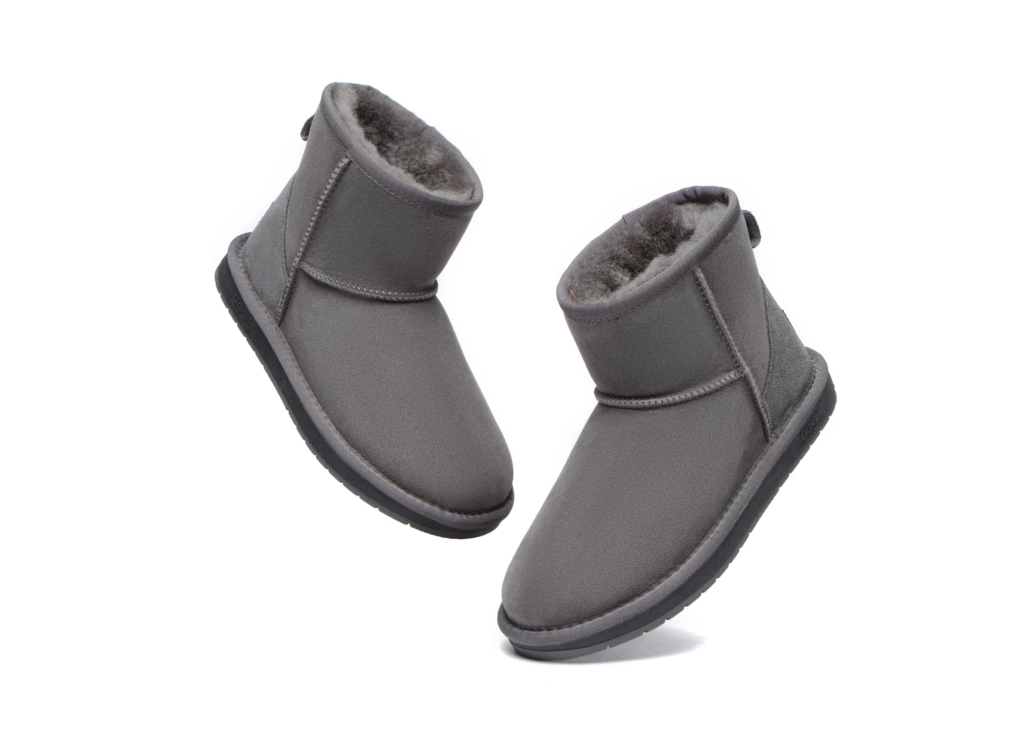 Unisex Double-Face Sheepskin Wool Mini Classic Boots - Image 19