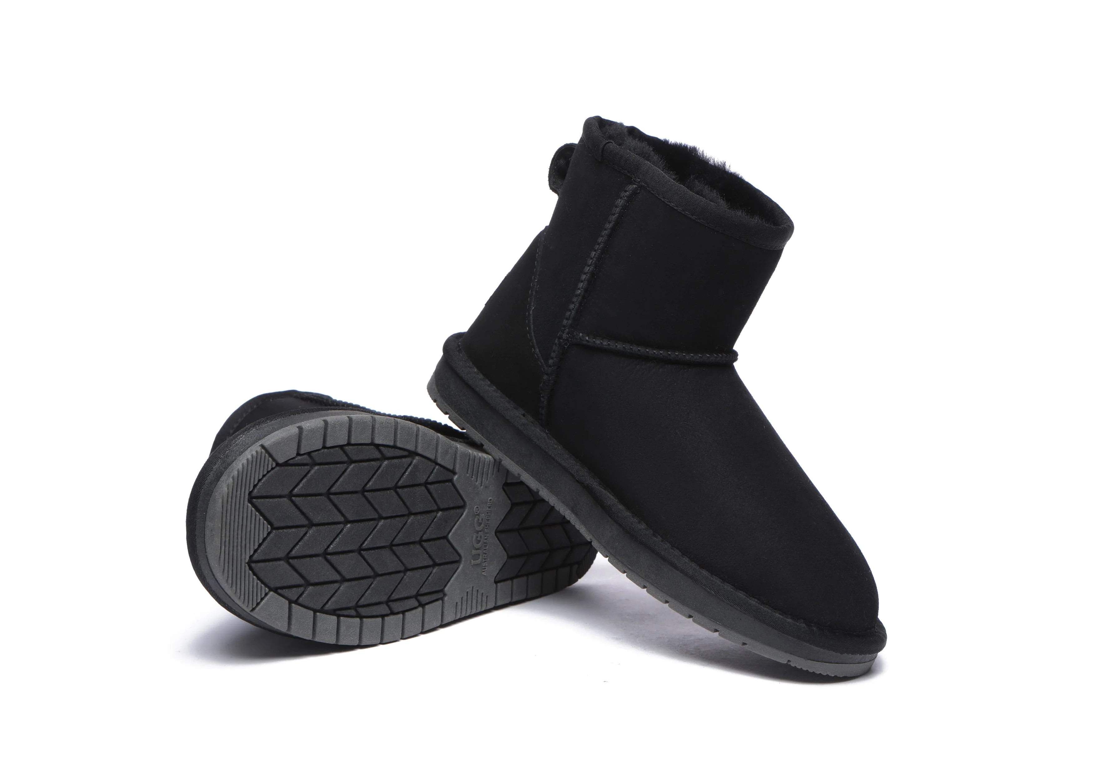 Unisex Double-Face Sheepskin Wool Mini Classic Boots - Image 22