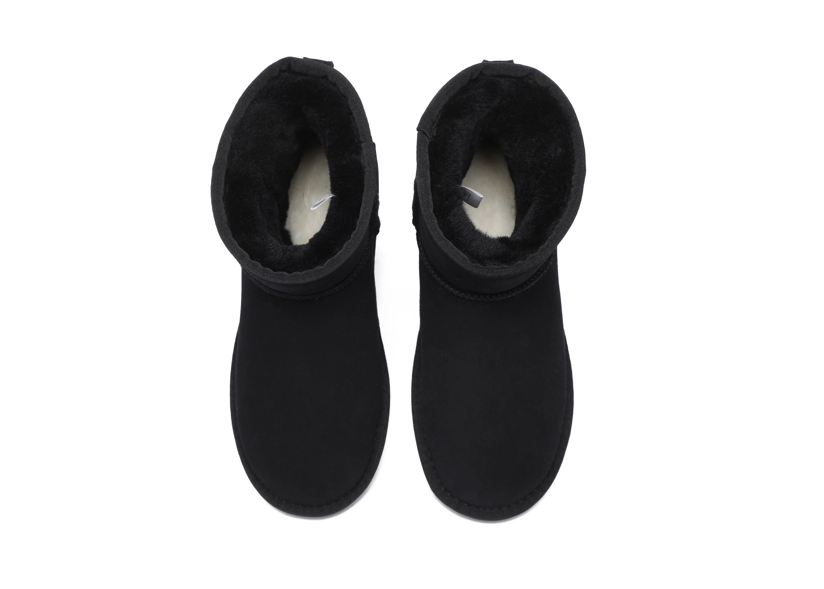 Unisex Double-Face Sheepskin Wool Mini Classic Boots - Image 24