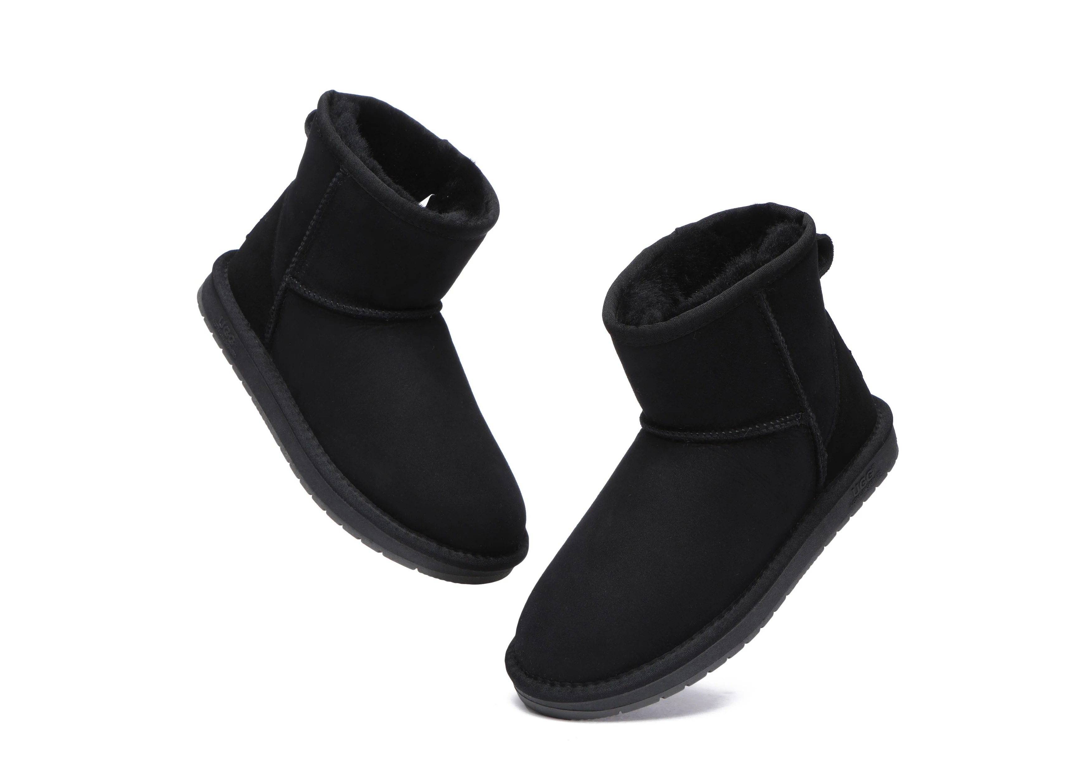 Unisex Double-Face Sheepskin Wool Mini Classic Boots - Image 25