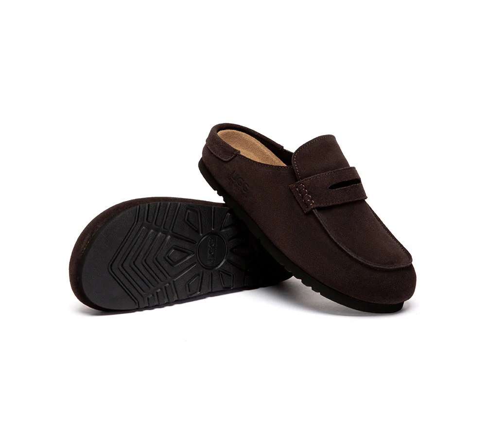 Unisex Suede Slip On Casual Mules Casten - Image 16