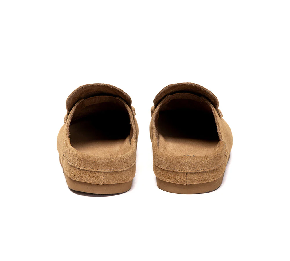 Unisex Suede Slip On Casual Mules Casten - Image 8