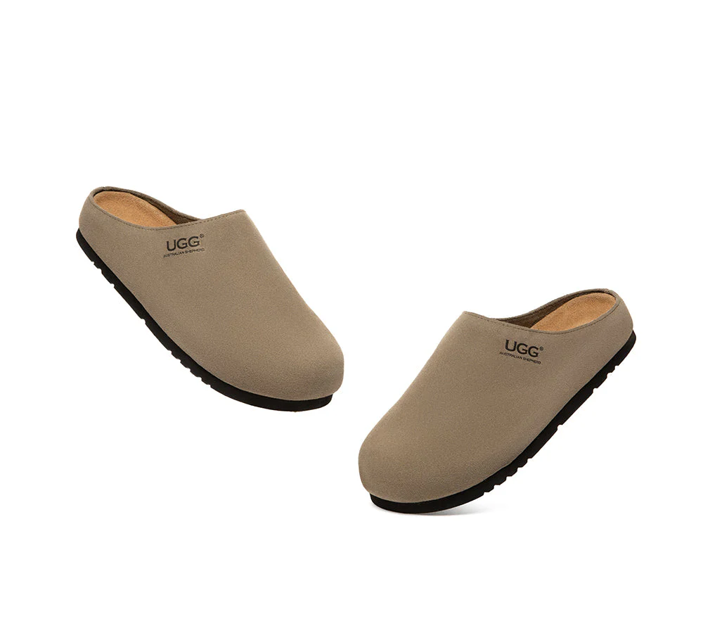 Unisex Suede Slip On Casual Mules Marven - Image 11
