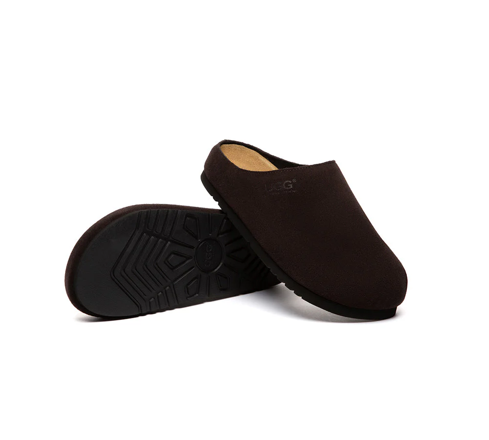 Unisex Suede Slip On Casual Mules Marven - Image 15