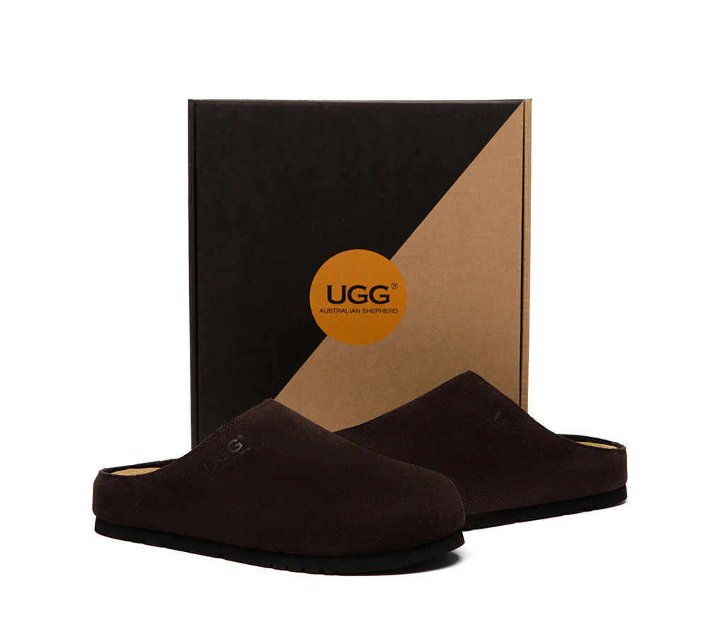 Unisex Suede Slip On Casual Mules Marven - Image 16