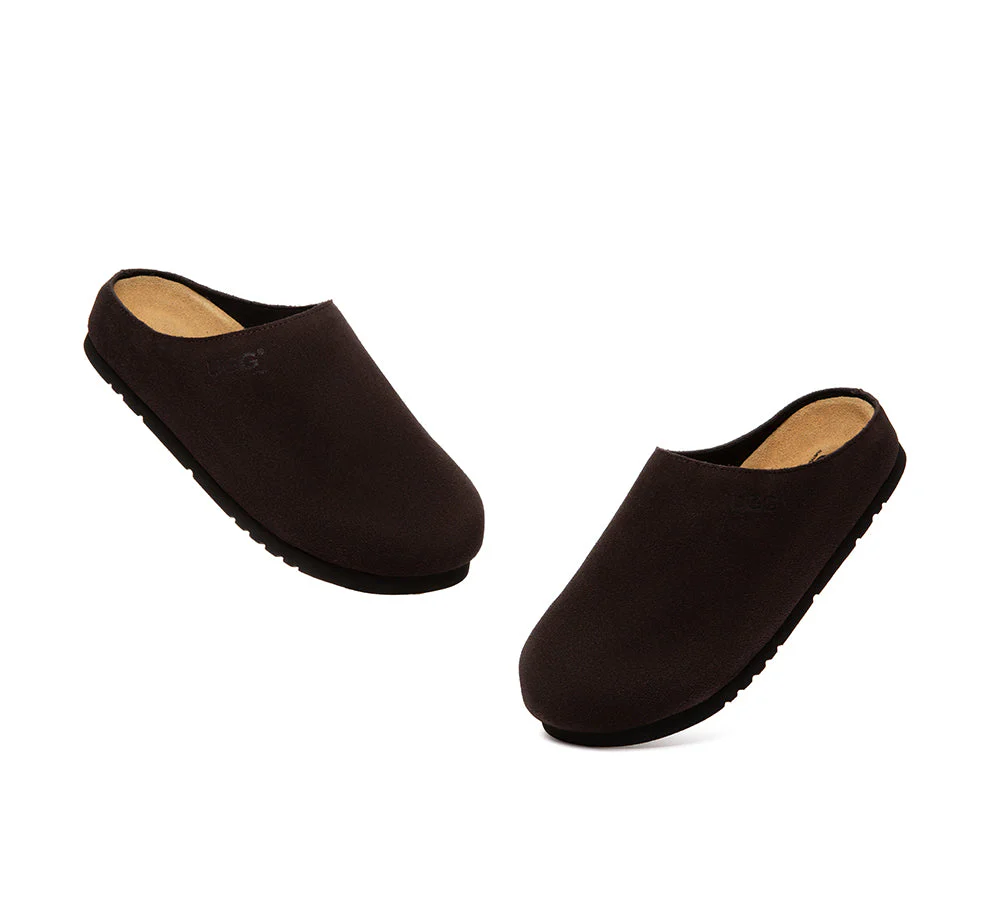 Unisex Suede Slip On Casual Mules Marven - Image 17