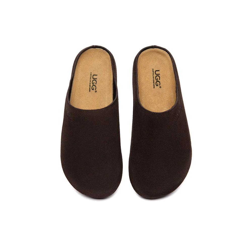 Unisex Suede Slip On Casual Mules Marven - Image 18