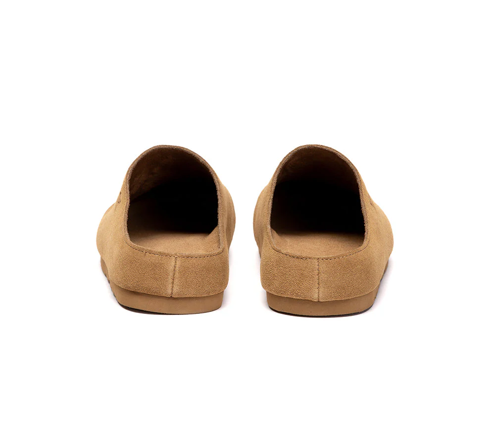 Unisex Suede Slip On Casual Mules Marven - Image 7