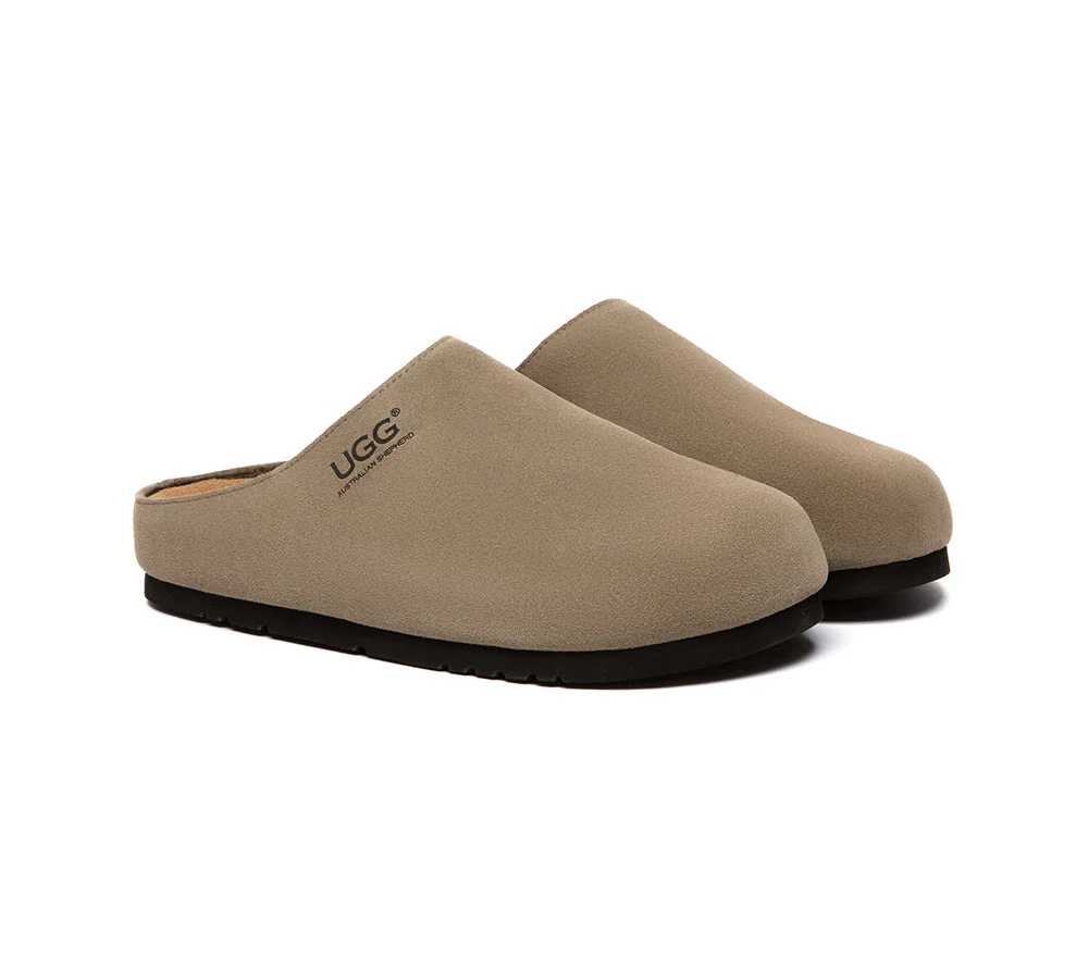 Unisex Suede Slip On Casual Mules Marven - Image 8