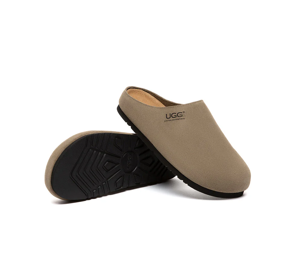 Unisex Suede Slip On Casual Mules Marven - Image 9