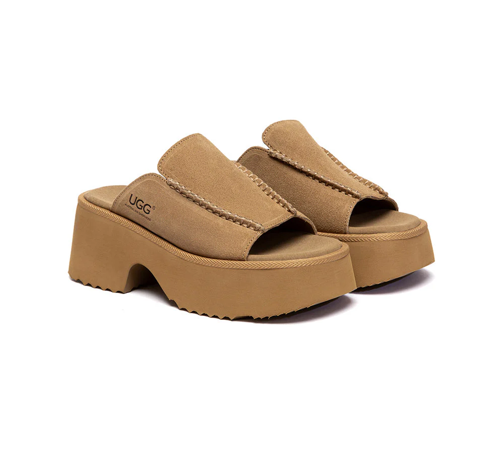 Women Chunky Platform Sandals Haive - Image 9