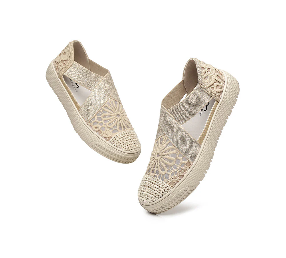 Women Falt Lace Sneaker Josie - Image 5
