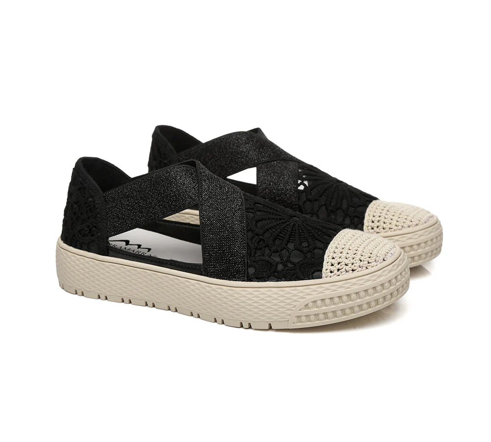 Women Falt Lace Sneaker Josie - Image 8