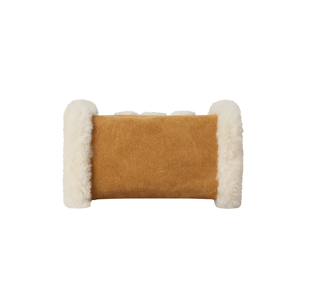 Women Fluffy Shearling Strap Over Shoulder Bag Momo - Image 6