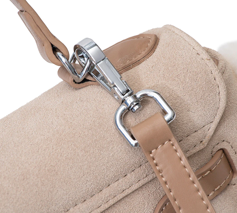 Women Fluffy Wool Adjustable Strap Over Shoulder Kenny Bag - Image 19