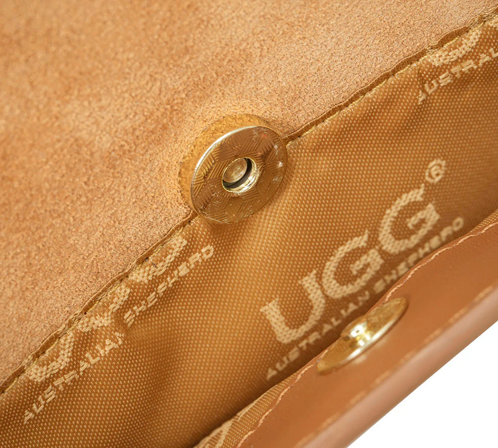 Women Fluffy Wool Adjustable Strap Over Shoulder Saddle Bag - Image 9