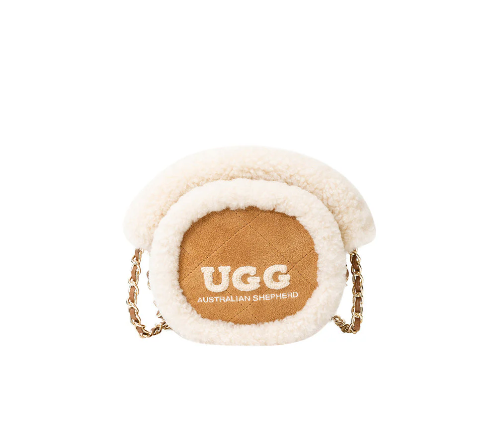 Women Fluffy Wool Over Shoulder Ovelle Bag