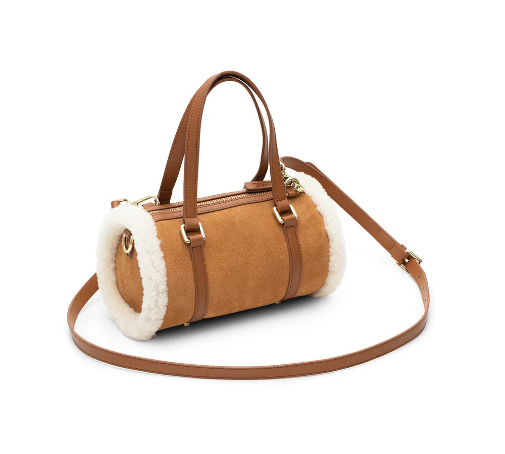 Women Hand Carry Adjustable Strap Over Shoulder Zip Quiana Bag - Image 5